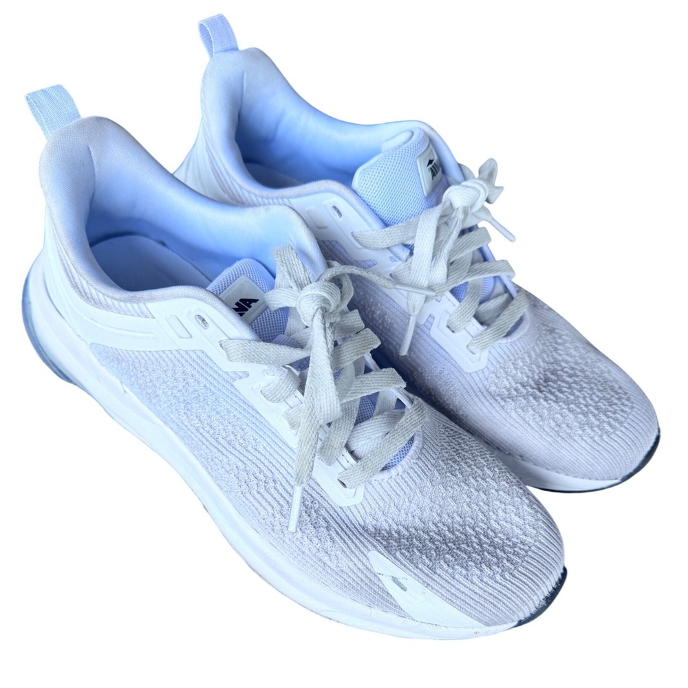 Avia Sneakers Mesh Memory Foam White Size 9‎ WMAV23AC002 Athleisure Sporty